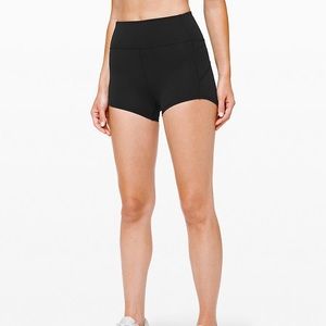 Black Lululemon shorts size 6
